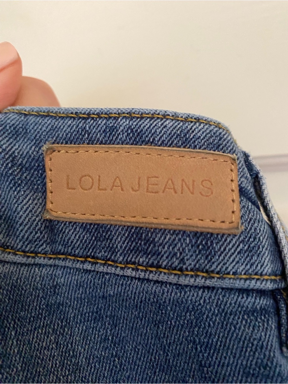 Lola Jeans Western Inspired Milan-RCB High Rise Wide Leg Medium Wash Jean Size29 - Picture 14 of 16